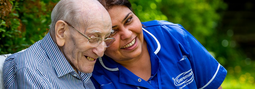 Caremark franchise carer meeting a client