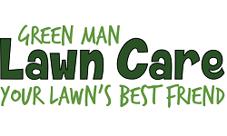 Green Man Lawn Care Logo