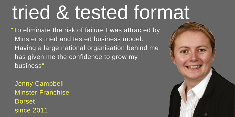 testimony from Minister Cleaning franchisee jenny campbell from Dorset