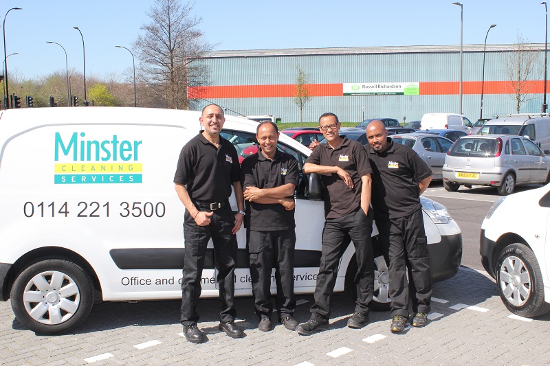 Minister Cleaning franchisee and cleaners