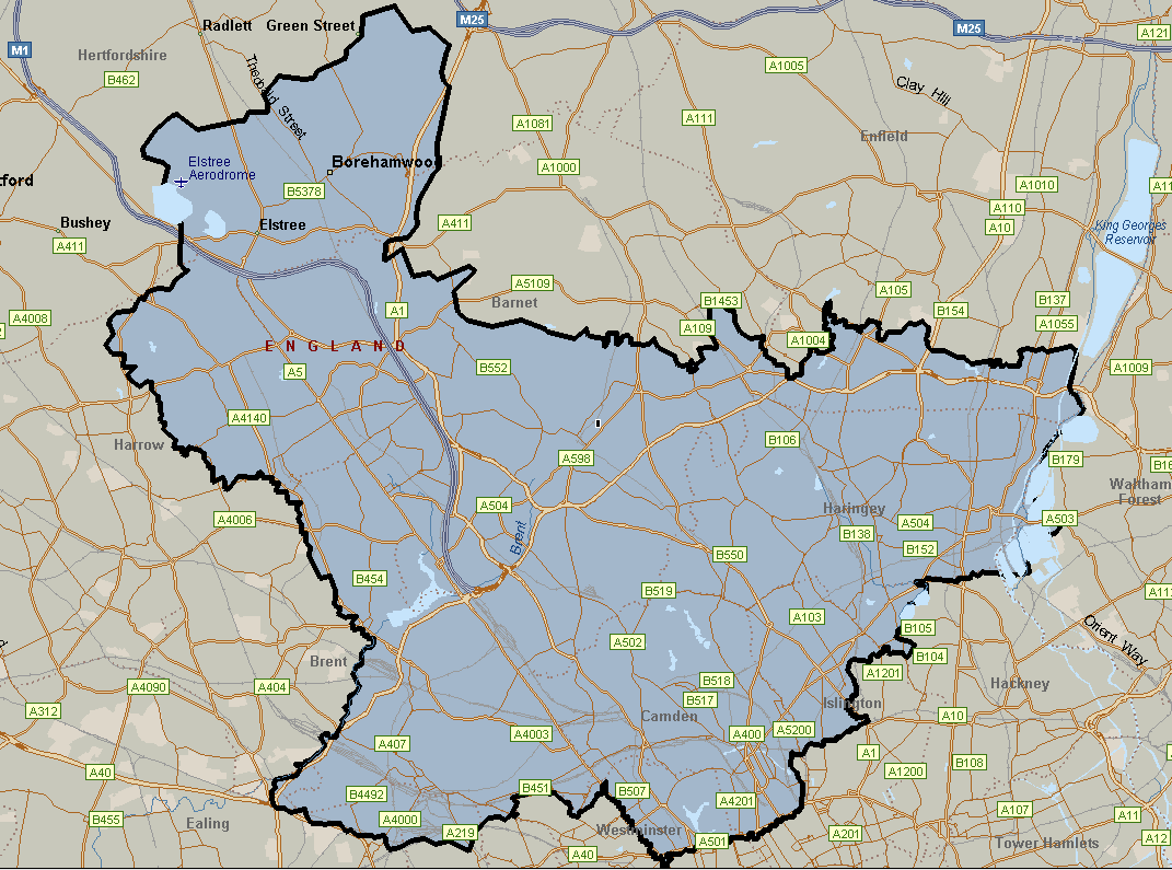 Map of North West England Franchise Territory