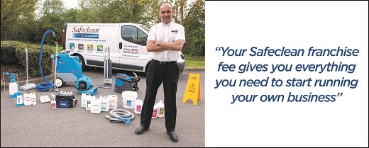 Safeclean Franchise Business Opportunity cleaning sort furniture carpet upholstery clean lucrative profitable support training