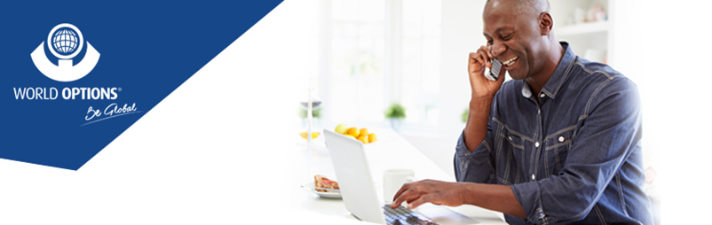 world options franchise owner working from home