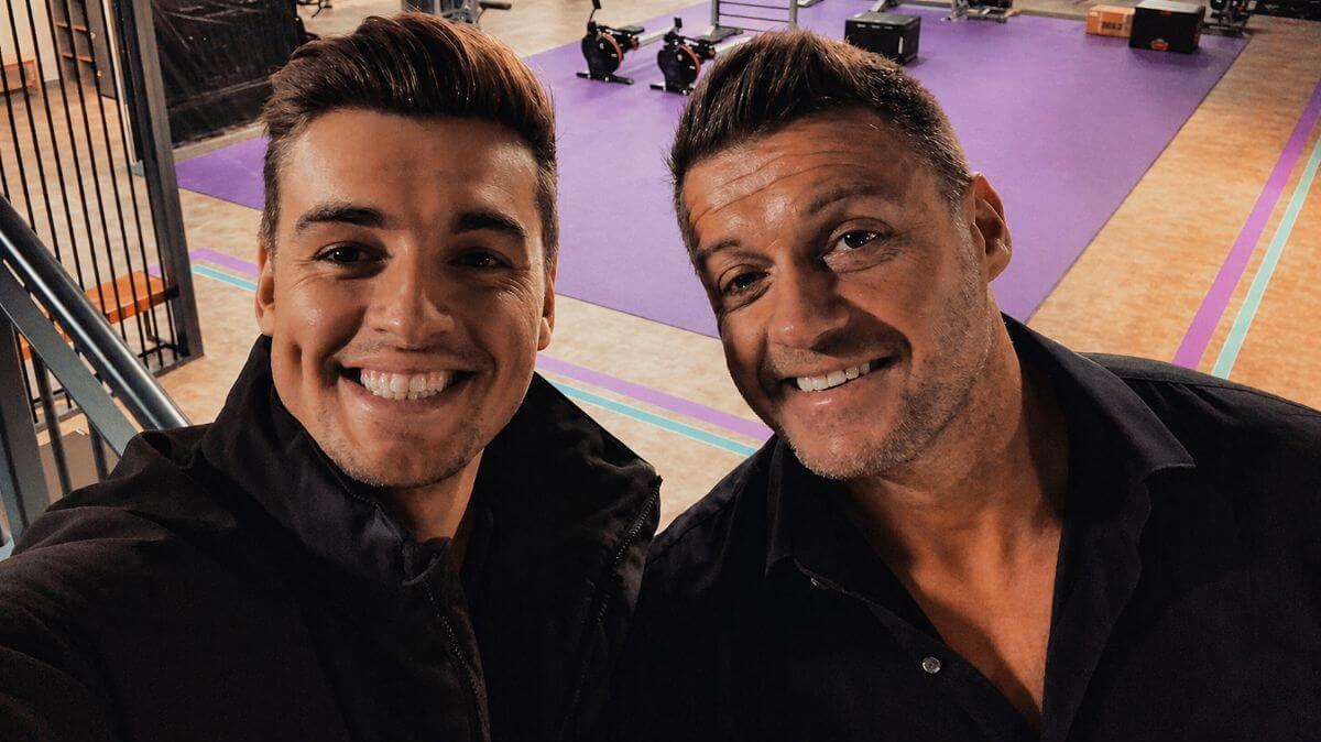 inside an Anytime Fitness connor and steve
