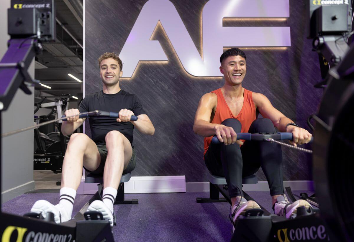 inside an Anytime Fitness gym