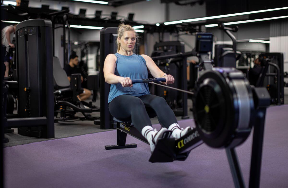 inside an Anytime Fitness gym