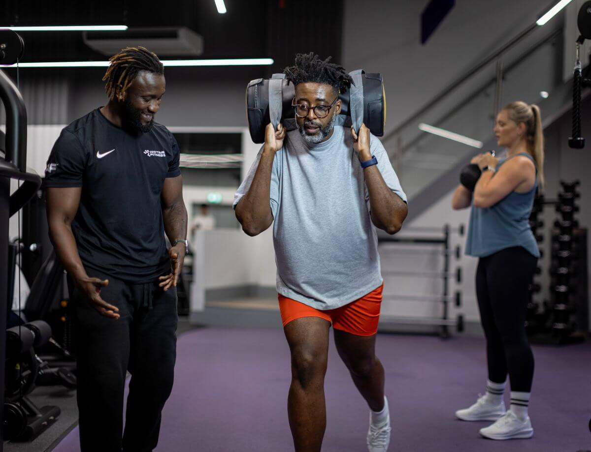 inside an Anytime Fitness gym