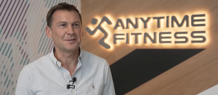 inside an Anytime Fitness gym
