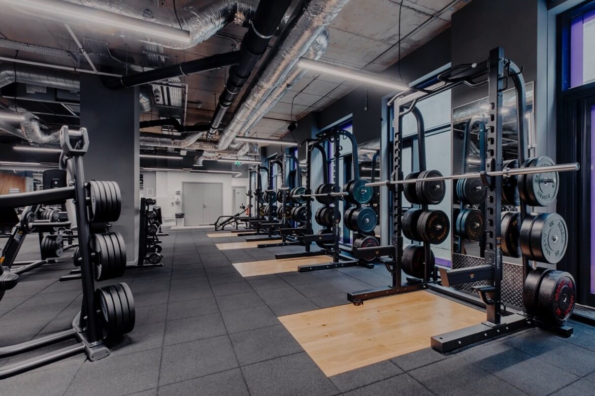 inside an Anytime Fitness gym