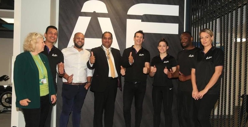 inside an Anytime Fitness gym