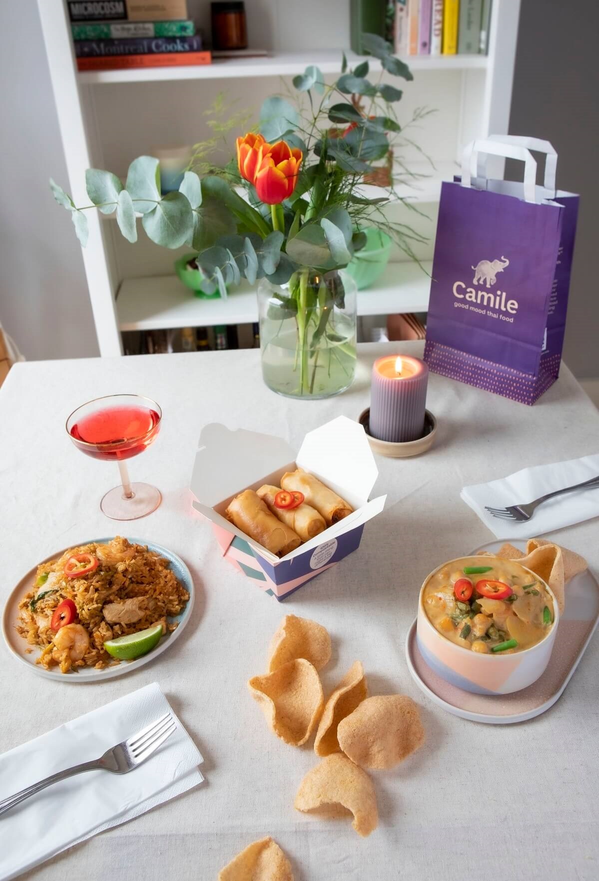 Camile Thai dine at home