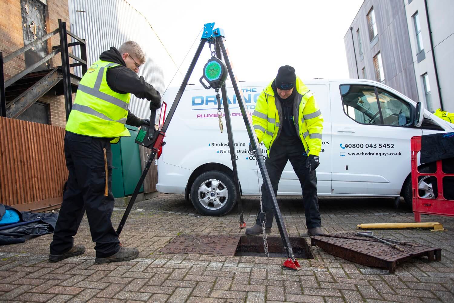 the drain guys vans