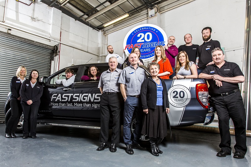 Fastsigns franchise group photo