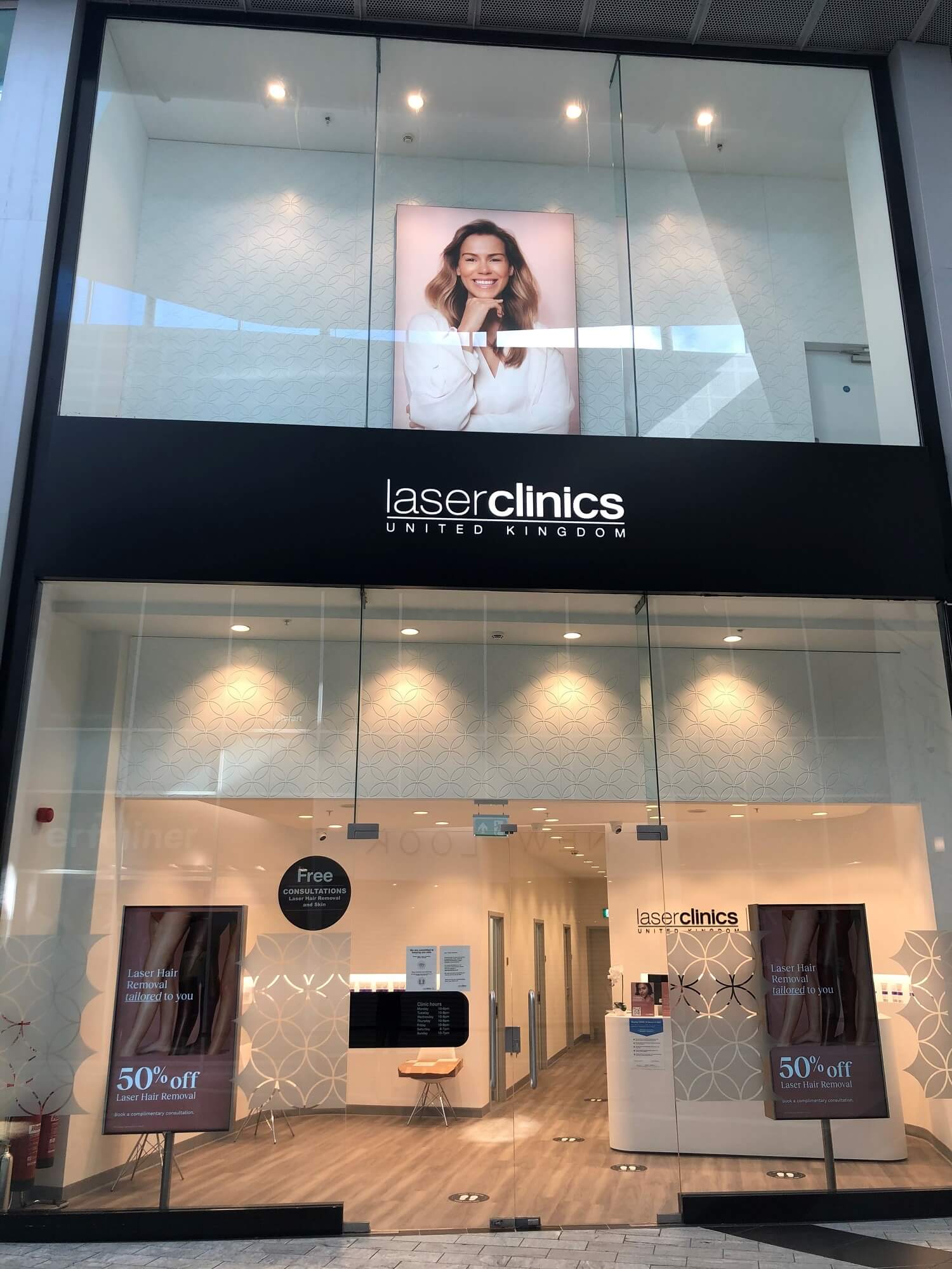 laser clinic franchise store