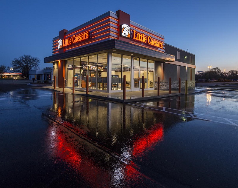 Little Caesars Pizza franchise store front