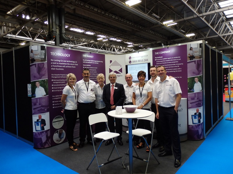 No Letting Go team at franchise exhibition