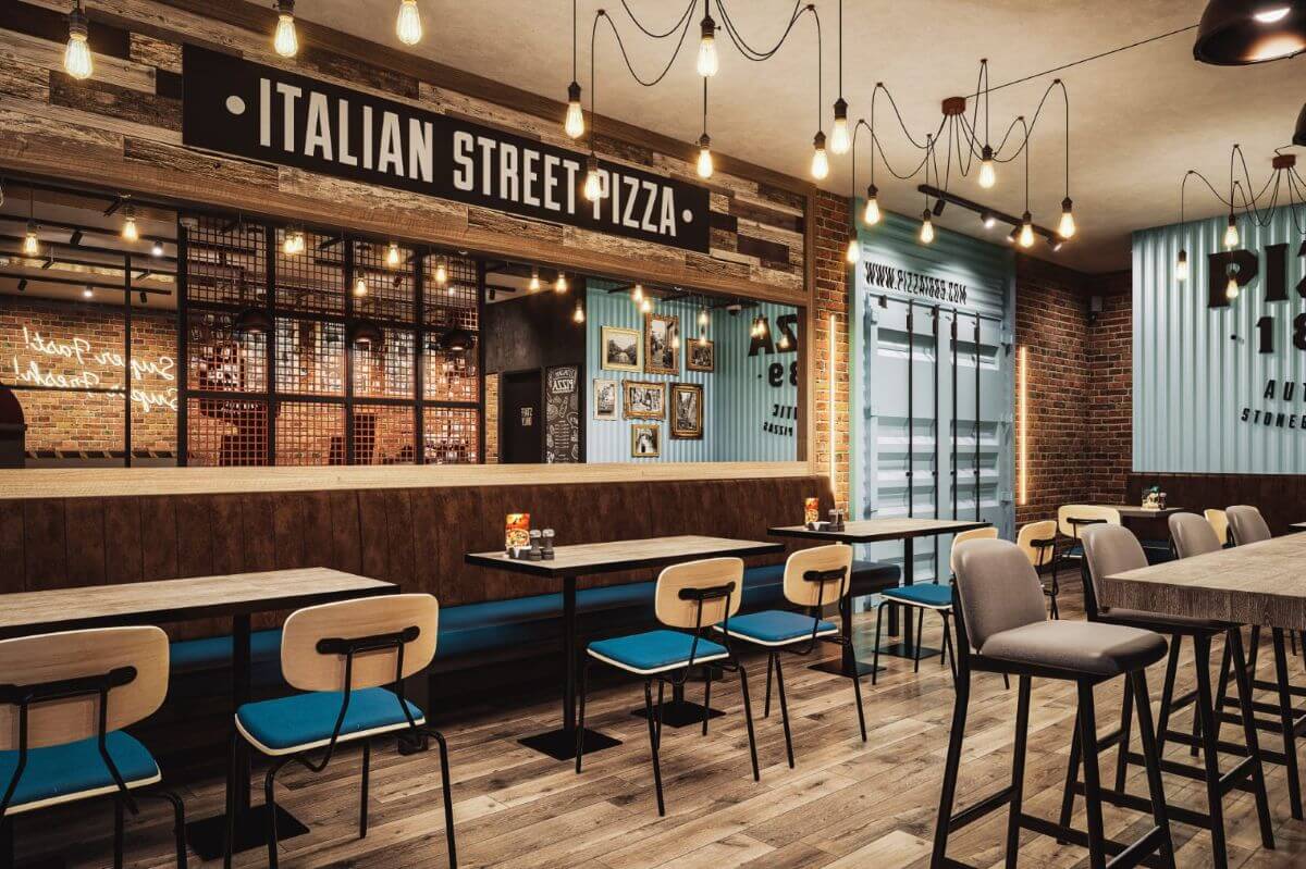 pizza 1889 franchise container