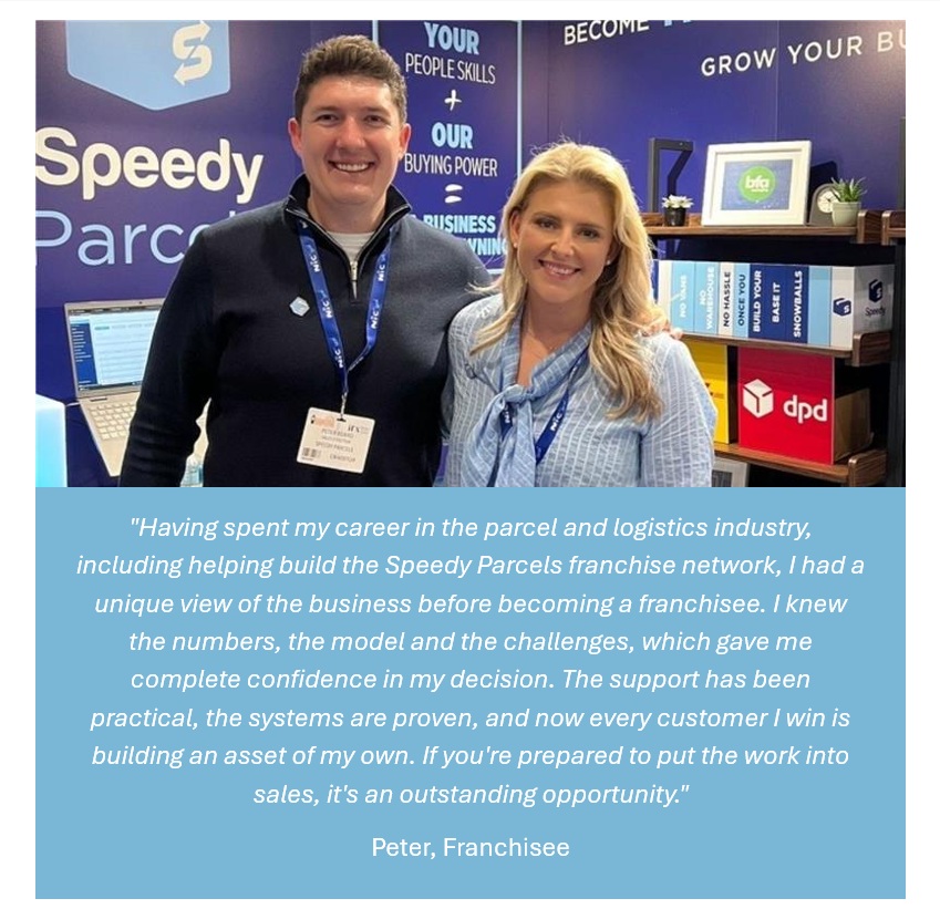 speedy parcels franchise