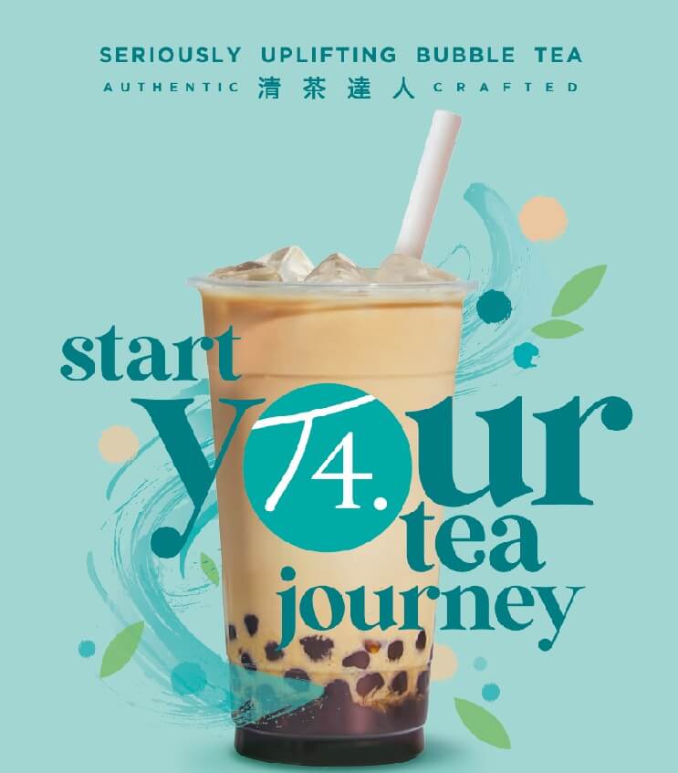 t4 bubble tea franchise