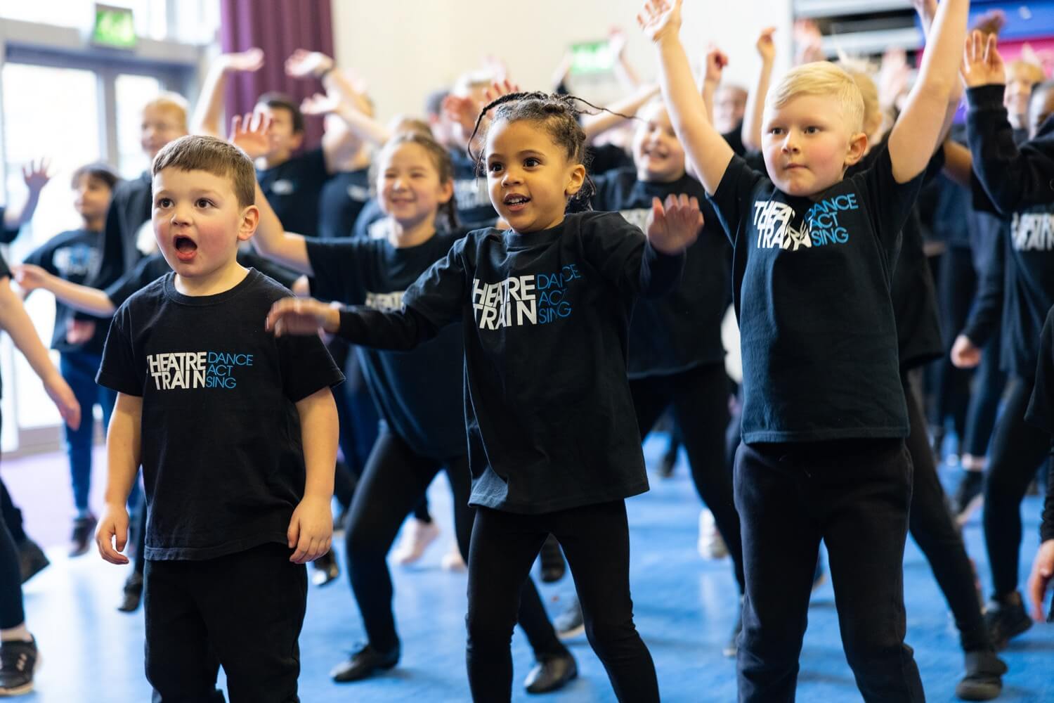 theatretrain franchise kids performing