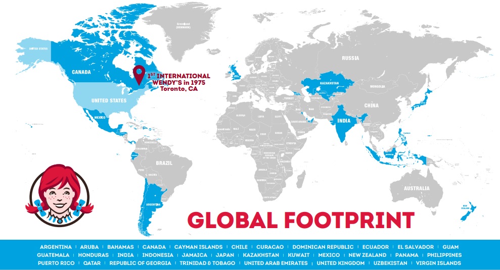 wendys around the world