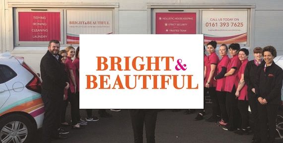 Bright and Beautiful Franchise Logo Banner