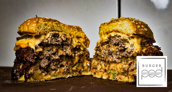 Burger Pod Franchise Logo Banner