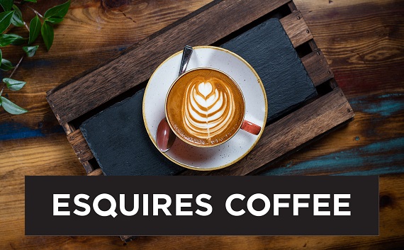 Esquires Coffee Franchise Logo Banner