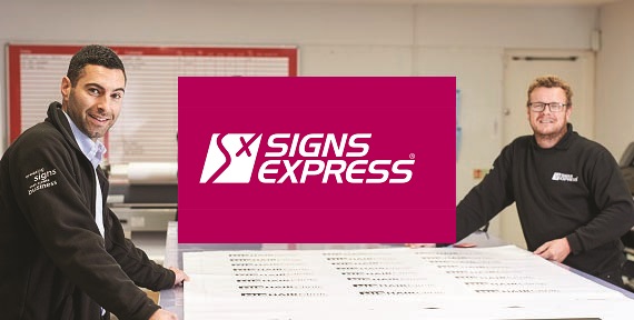Signs Express Franchise Logo Banner
