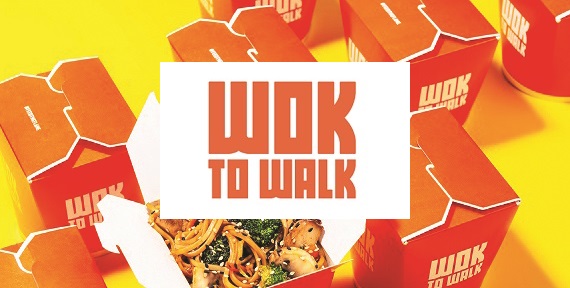 Wok to Walk Franchise Logo Banner