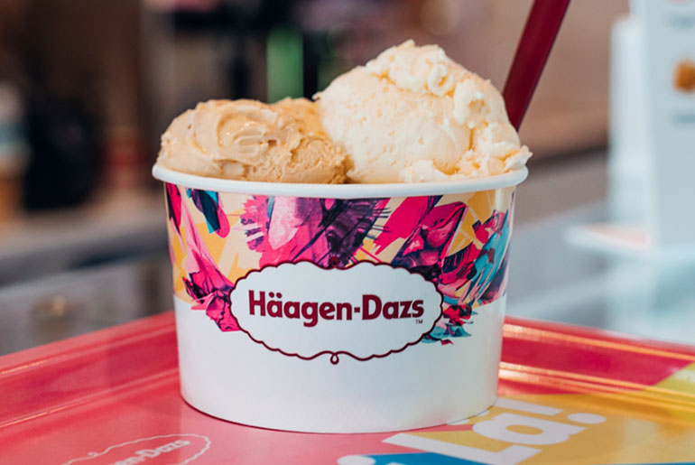 Haagen Dazs Franchise Logo Banner